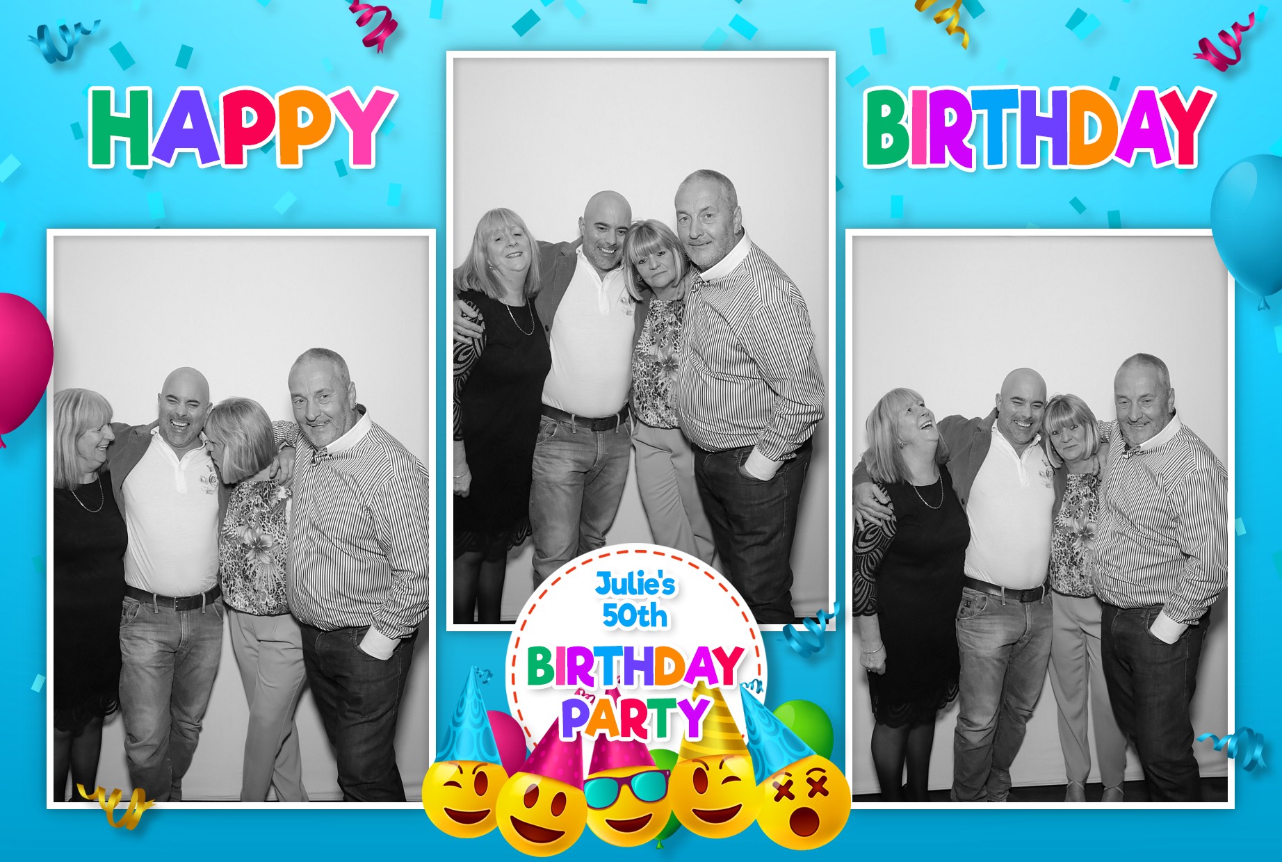 Julie's 50th Birthday | View more photos from the event at gallery.myphotoboothexperience.co.uk/u/MyPhotoBoothExperienceLtd/Julies-50th-Birthday